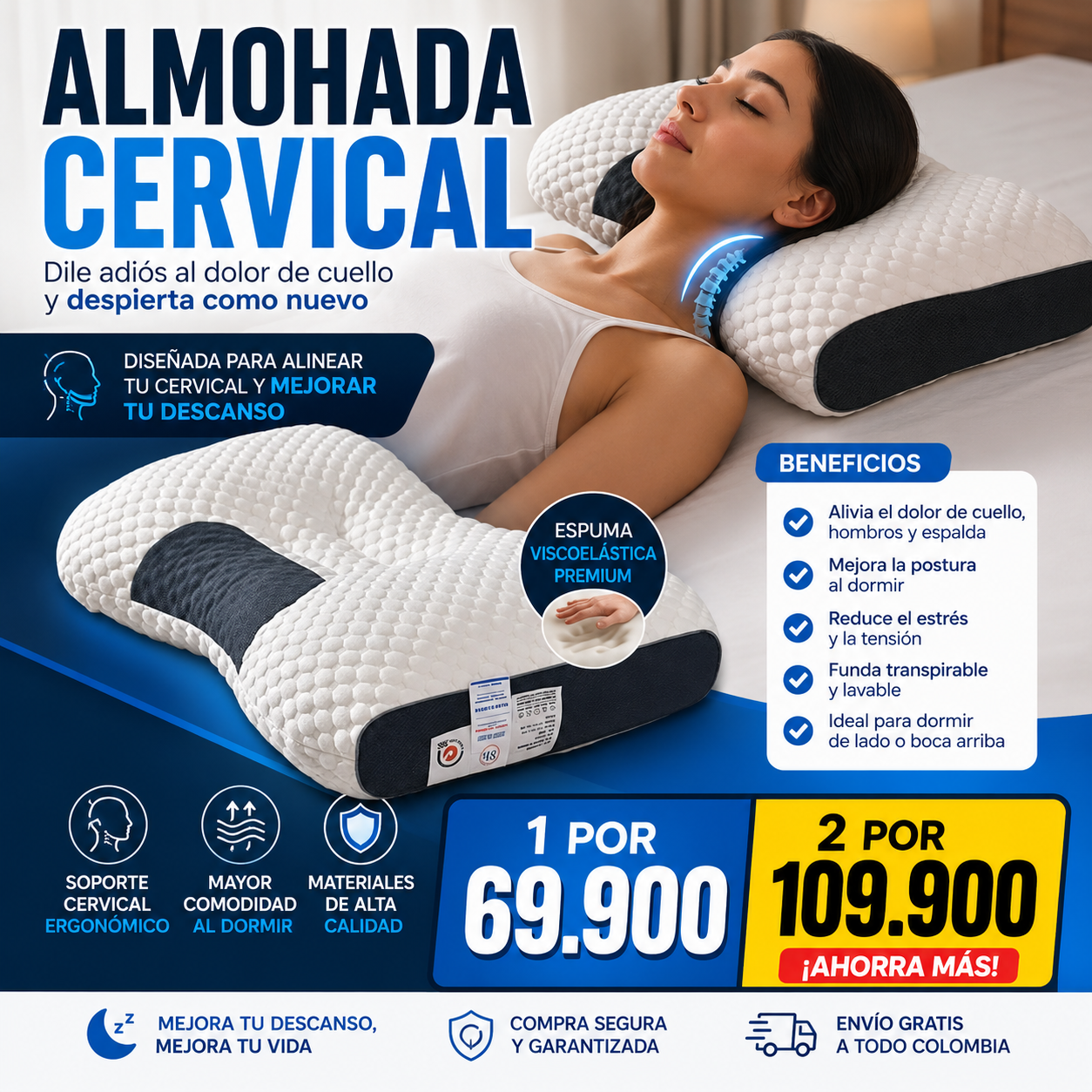 Almohada ortopédica